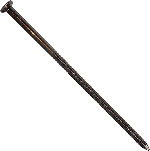 Miniatura 9 de 1/4" x 5" (40d) Tempered Ring Shank Pole Barn Nails - Use for landscaping timbers, railroad ties, pole barns and load bearing structures. 5 Pound