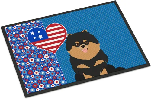 Miniatura 187 de Caroline's Treasures WDK5119JMAT Airedale Terrier USA - Tapete para interiores o exteriores, 24 x 36 pulgadas, tapete para puerta delantera