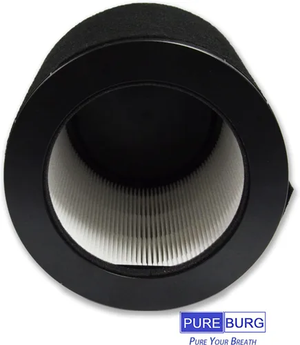 Miniatura 4 de PUREBURG Juego de filtros de repuesto compatibles con purificadores de aire TaoTronics TT-AP008 y Gukify AP008, prefiltro de carbón activado HEPA