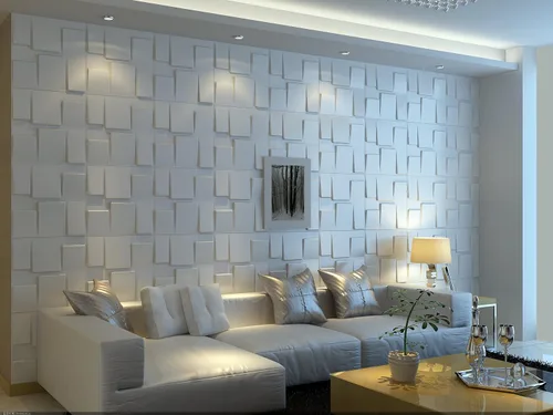Miniatura 115 de Art3d Panel de Pared de Diamante 3D de PVC Dentado a Juego-Negro Mate, para Decoración Interior Residencial y Comercial Diamante mate negro