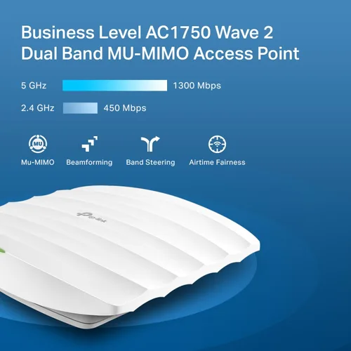 Miniatura 3 de TP-Link EAP225 - Punto de acceso inalámbrico MU-MIMO AC1200 de instalación en techo , Blanco
