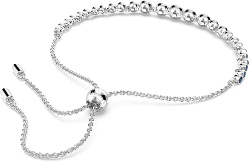 Miniatura 27 de Swarovski Colección de joyas de pulseras de tenis Emily con cristales transparentes, cristales azules, cristales rosados