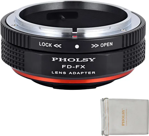 Miniatura 7 de PHOLSY Adaptador de montaje de lente AF a Fuji X con anillo de control de apertura compatible con lente Sony A Minolta AF a cámara Fuji X Mount