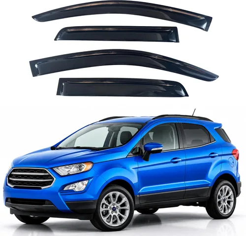 Miniatura 129 de IG - Visera para ventana para Ford Bronco y F150-F350 1980-1996, deflector lateral tipo cinta adhesiva, resistente, contra lluvia y viento