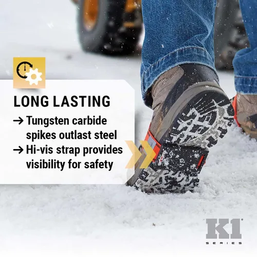 Miniatura 6 de Tacos de hielo K1 de suela media Patas de tracción fáciles de girar para una transición frecuente en interiores y exteriores, conducción o escalada