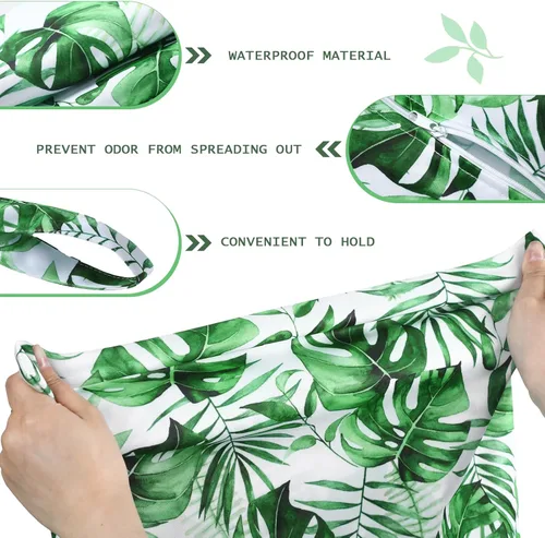 Miniatura 3 de Shappy 2 piezas bolsas grandes de viaje para lavandería, lavables, impermeables, para ropa húmeda y seca, bolsa grande para ropa sucia, baño