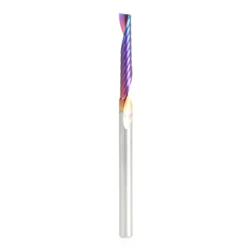 Amana Tool Spektra 51437-K, 51437-K, 1/8 D x 3/4 CH x 1/8 SHK x 2 pulgadas de largo con acabado de espejo