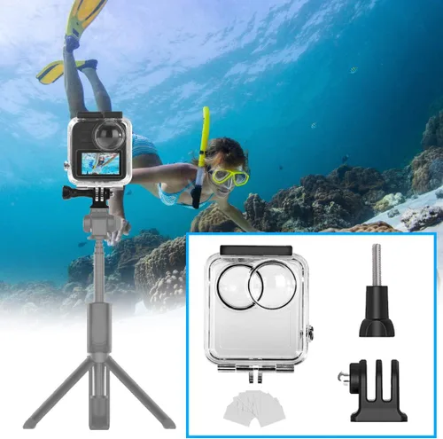 Miniatura 5 de Carcasa impermeable para GoPro Max, 45 M/148 pies, funda protectora de buceo con liberación rápida, accesorios para cámara de acción Go Pro Max