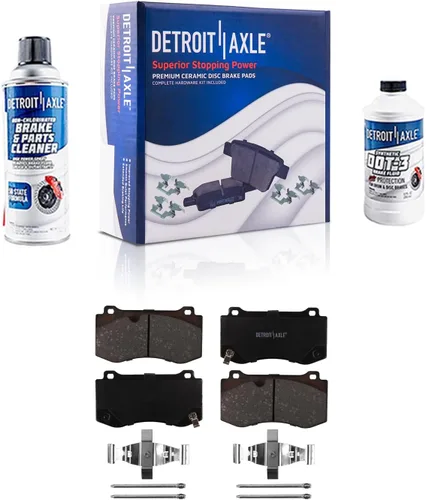 Miniatura 73 de Detroit Axle - Pinza de disco del lado del acompañante + pastillas de freno de cerámica de repuesto para Lexus HS250H Toyota RAV4 Prius V Scion xB