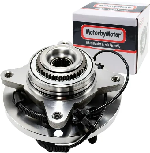 MotorbyMotor 515177 Conjunto de cojinete de rueda delantera y cubo 4WD con 6 lengüetas para Ford F-150 2018-2020 (excluye Raptor) Conjunto de