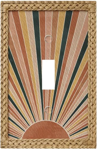 Miniatura 133 de Decorativo Arte Interruptor de Luz Cubiertas de Pintura al óleo Estilo Flores Placa de Pared de Interruptor de Interruptor Decorativo Placa