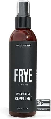Frye Repelente de Agua y Manchas para Cuero – Aerosol de 6 oz – Sin Aerosol, Hecho en EE.UU. – Protege Cuero, Gamuza y Nubuck – Protege Contra Agua,