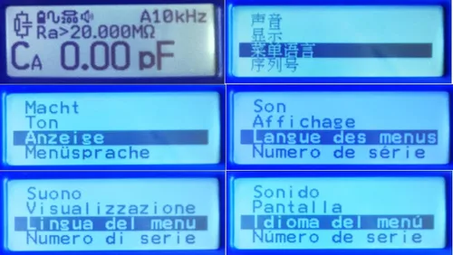 Miniatura 2 de Multímetro digital LCR-Reader-R3 con multiligual Interfaz: LCR-Meter, Probador de diodos/LED, generador de señal (amarillo)