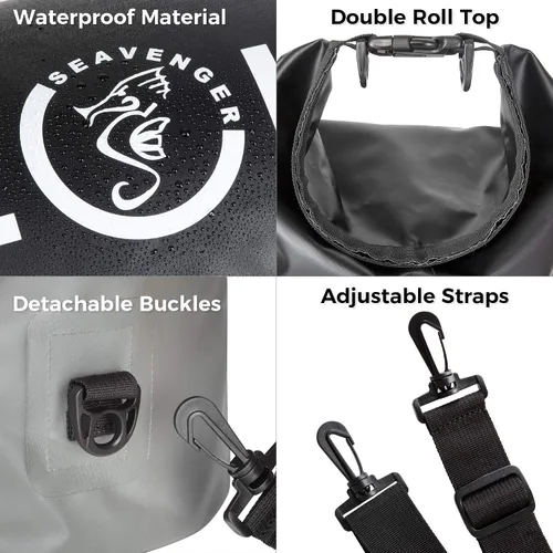 Miniatura 3 de Seavenger Seafarer 20L Bolsa seca impermeable Negro