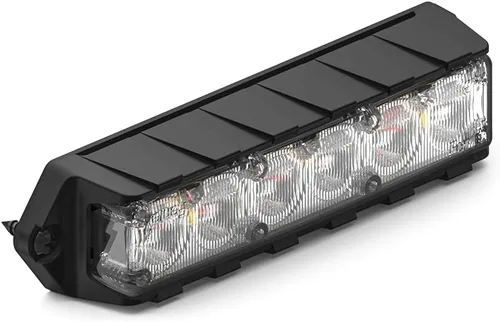 Miniatura 2 de Feniex Industries: Luces de advertencia LED profesionales de montaje en superficie Fusion-S (ámbar) para obras públicas y camiones de remolque