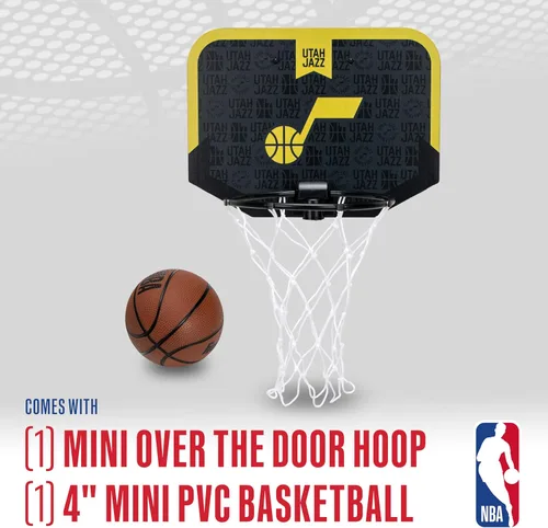Miniatura 2 de Franklin Sports NBA Team - Aro de baloncesto sobre la puerta – Mini aro de baloncesto para niños con baloncesto – Aro de baloncesto para fanáticos