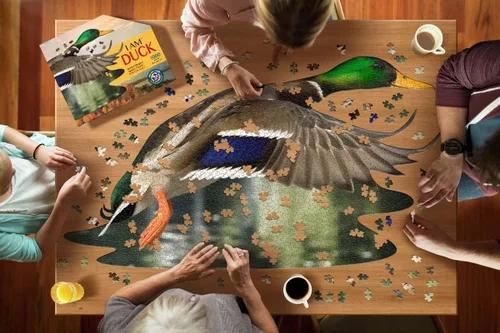 Miniatura 6 de Madd Capp Puzzles - I AM Duck - Rompecabezas de 1000 piezas con forma de animal, multicolor