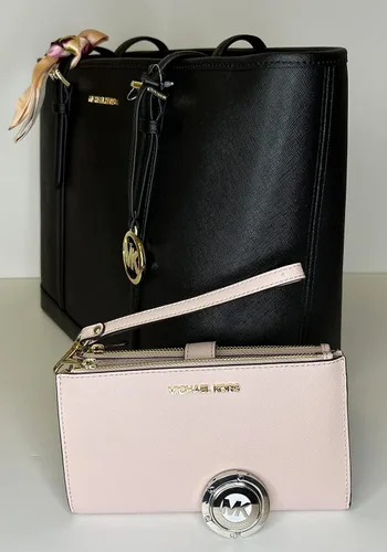 Miniatura 5 de Michael Kors MICHAEL Michael Kors Jet Set - Bolso de hombro grande TZ con gancho para bolso de muñeca con doble cremallera