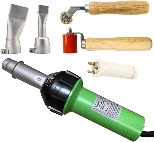 Miniatura 7 de Beyondlife Kit de soldadura de plástico de 1600W Pistola soldadora de aire caliente Pistola de calentamiento Pistola de gas caliente de PVC Pistola