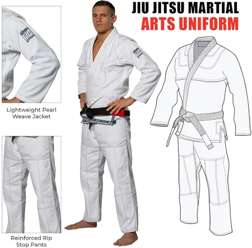 Miniatura 5 de Fuji Suparaito BJJ GI Uniforme de Artes Marciales