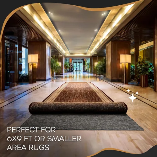 Miniatura 9 de Nevlers Alfombrilla antideslizante de 6 x 9 pulgadas, tapete de agarre TPO de doble capa de fieltro de 1/4 pulgadas de grosor, agarre antideslizante