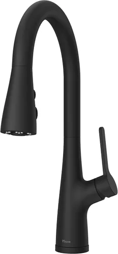 Miniatura 10 de Pfister LG529-NEBG Neera - Grifo de cocina abatible, oro cepillado