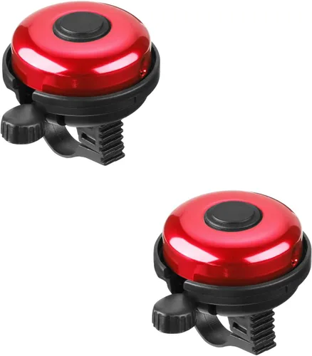 Miniatura 36 de Accmor Campana de Bicicleta Clásica, Campana de Bicicleta de Aluminio, Campana de Bicicleta de Sonido Fuerte Nítido y Claro para Adultos y Niños