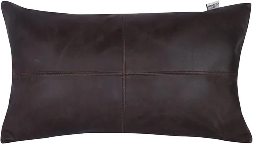 Miniatura 31 de Funda de almohada rectangular de piel de cordero – Funda de cojín para sofá – Fundas decorativas para sala de estar y dormitorio, caja negra