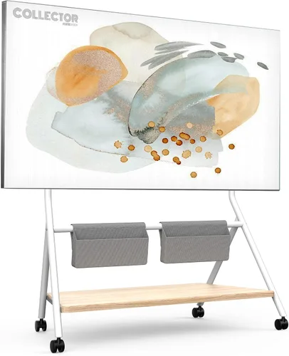 Miniatura 8 de FITUEYES Soporte de TV móvil para TV de 55, 60, 65, 75, 78 pulgadas, soporte de suelo con soporte para oficina, sala de estar, hotel, moderno