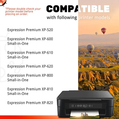 Miniatura 2 de Cartuchos de tinta COCCINK 273XL remanufacturados con Epson 273 XL T273 Work with XP-520 XP-620 XP-610 XP-600 XP-800 XP-810 XP-820 Printer Combo