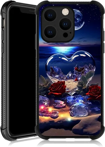Miniatura 31 de ZHEGAILIAN Funda compatible con iPhone 13 Pro, fundas Cat Heartbeat 13 Pro para niñas, esquinas reforzadas, TPU suave, a prueba de golpes, Latido