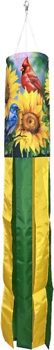 Miniatura 7 de Girasoles a cuadros Verano Windsock 40" L Briarwood Lane