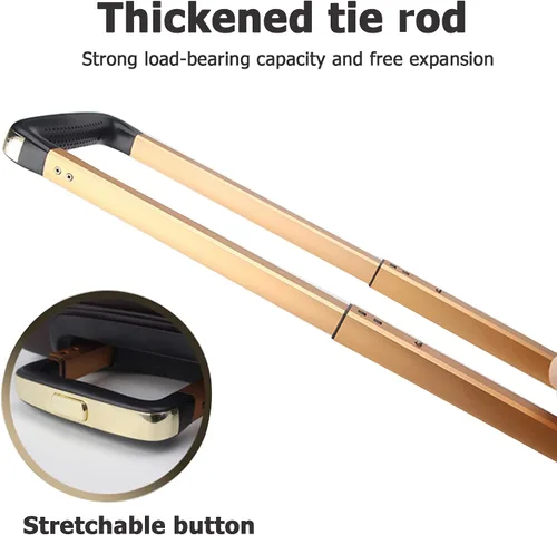 Miniatura 4 de feilario 2 Piezas Equipaje de Negocios de Cuero con Ruedas Giratorias Impermeable Maleta de Mano con Cerradura TSA - Capacidad 36-55L, Rhombus