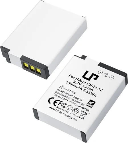 Miniatura 11 de Cargador de batería EN-EL12, cargador LP compatible con Nikon Coolpix A1000, B600, AW130, AW110, AW100, A900, W300, S1200pj, S9900, S9700, S9500