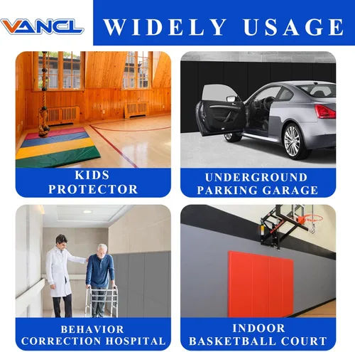 Miniatura 5 de Acolchado de pared para gimnasio, almohadilla de pared para niños, acolchado de pared de 2" de espesor, acolchado de pared para protección de 4