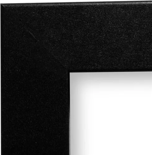 Miniatura 4 de Marco para fotos, póster, imágenes; de MDF madera compuesta color negro, plano, de 1.25 pulgadas. Lotes al mayoreo Marco único
