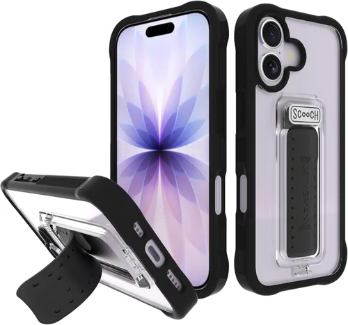 Miniatura 41 de Scooch® para iPhone 15 Pro Max Funda con Soporte, Funda Kickstand Wingman 5-en-1, Protección contra Caídas de Grado Militar, Kickstand Desplegable