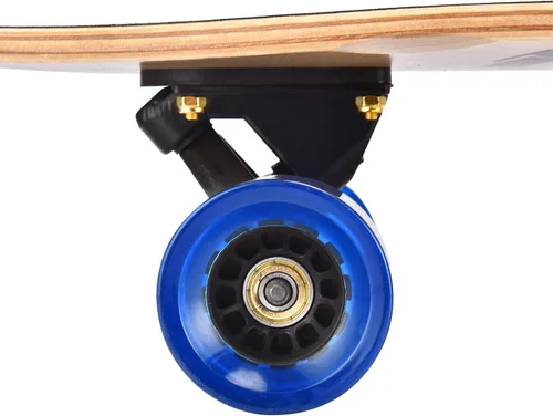 Miniatura 6 de Patineta de 42 pulgadas de largo completo Cruiser Pintail, el original Artisan Maple Skateboard Cruiser Pintail para crucero, tallado, estilo libre