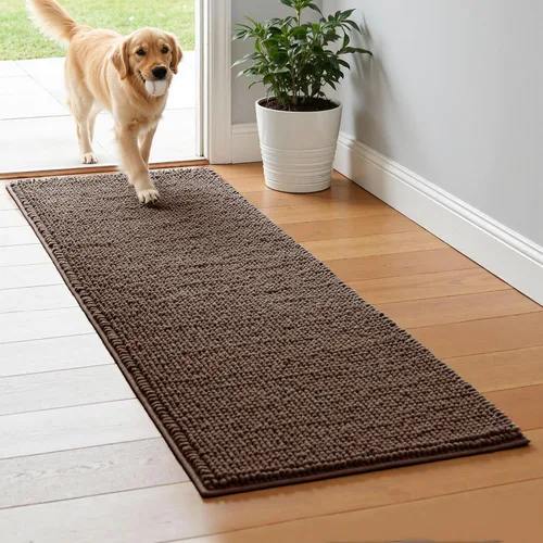 Miniatura 53 de Subrtex - Alfombras de baño de chenilla, tapete de baño de felpa corta y suave, tapete de ducha absorbente de agua, tapete de baño para la ducha