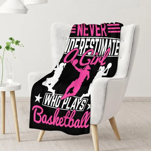 Miniatura 2 de Manta de baloncesto – 40 x 30 pulgadas, manta de baloncesto pequeña, regalos para niños y niñas, ideas de regalo de franela suave, afelpada y cómoda