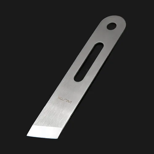 Miniatura 14 de WUTA Cuchillo de skiving cuchillo de adelgazamiento de cuero 420B martensítico acero inoxidable artesanía esquiadores diseño profesional DIY Hoja