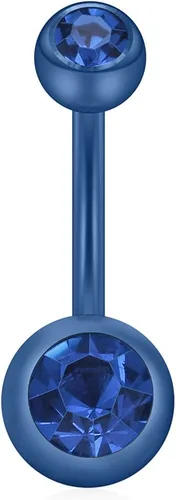 Miniatura 7 de Ruifan Piercing para ombligo con forma de bola de cristal de 0.49oz