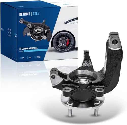 Miniatura 17 de Detroit Axle - Kit de nudillos traseros izquierdo FWD para Hyundai Santa Fe 2007-2009 Veracruz 2007-2012, reemplazo del conjunto de cojinete