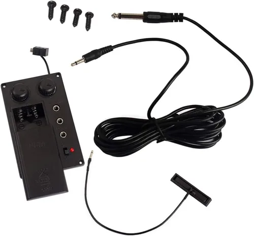 Miniatura 6 de Bass 1 violín pickup Set violín ecualizador con Piezo Pickup Instrumento musical Accesorios Accesorios Hvpv-30 Preamplificador