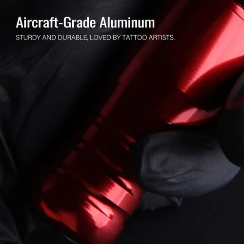 Miniatura 7 de Dragoart Archer Pistola de tatuaje inalámbrica Máquina de tatuaje inalámbrica 1,500 mAh, motor sin núcleo, pantalla LCD, profundidad de aguja de 0 a