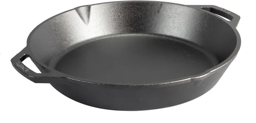 Miniatura 6 de Lodge Sartén de hierro fundido pre-sazonado de 8 pulgadas, asas de doble asistencia, uso en el horno, en la estufa, en la parrilla o sobre una