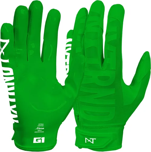 Miniatura 27 de Nxtrnd G1 Pro - Guantes de fútbol americano para hombre, guantes de receptor pegajosos para adultos