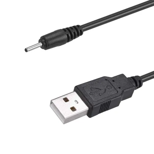 NEORTX Cable USB a CC de 0.079 in, 1.5 pies/1.6 ft USB 2.0 tipo A macho a CC 0.079 in x 0.024 in 5 voltios DC barril Jack adaptador de corriente