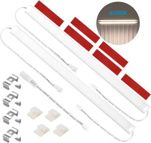 Miniatura 2 de Litever Barras de tira de luz LED adicionales adicionales de 12 V CC con accesorios de montaje. Barras de luz LED adicionales adicionales serie
