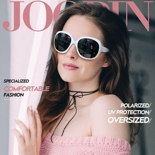 Miniatura 197 de Joopin Lentes de sol de gran tamaño para mujer, polarizados, grandes, para conducción, protección UV, grandes sombras